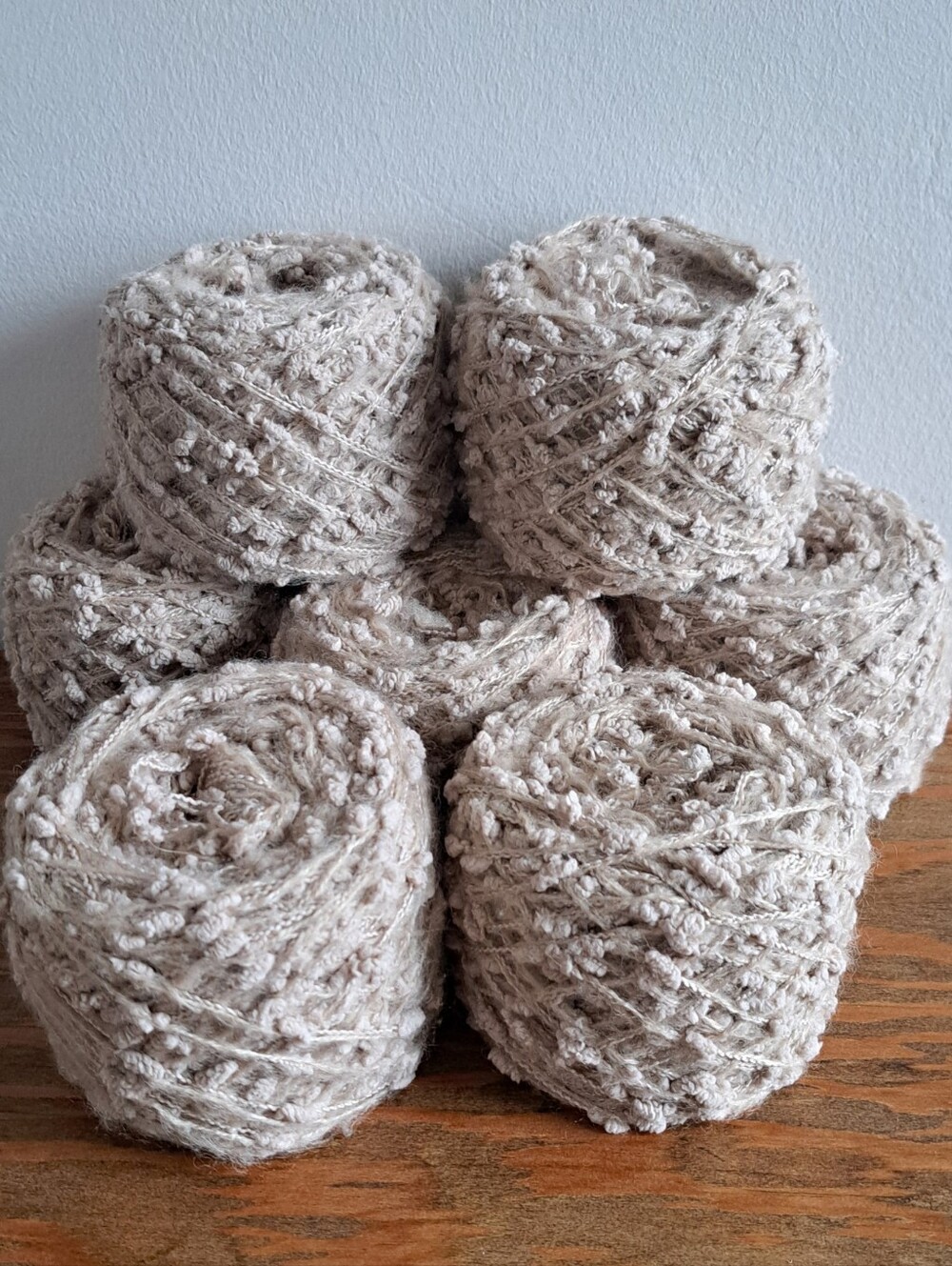 Poly Blend Textured Yarn Lot, 350g
